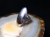 【Lewis Lomay】Hopi Vtg Hollow Form Silver Men's Ring  c.1960～