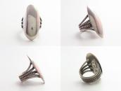 【Lewis Lomay】Hopi Vtg Hollow Form Silver Men's Ring  c.1960～