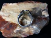 【Lewis Lomay】Hopi Vtg Hollow Form Silver Men's Ring  c.1960～