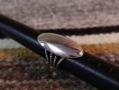 【Lewis Lomay】Hopi Vtg Hollow Form Silver Men's Ring  c.1960～