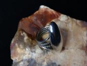 【Lewis Lomay】Hopi Vtg Hollow Form Silver Men's Ring  c.1960～