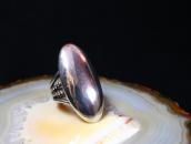【Lewis Lomay】Hopi Vtg Hollow Form Silver Men's Ring  c.1960～