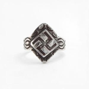 Attr.to【Ganscraft】Atq 卍 Applique Rambus Shape Ring  c.1930～