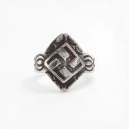 Attr.to【Ganscraft】Atq 卍 Applique Rambus Shape Ring  c.1930～