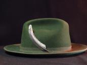 Antique 【UITA21/Ganscraft】 Feather Shaped Silver Pin c.1940～