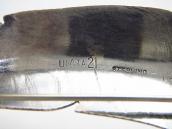 Antique 【UITA21/Ganscraft】 Feather Shaped Silver Pin c.1940～