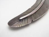 Antique 【UITA21/Ganscraft】 Feather Shaped Silver Pin c.1940～