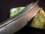 Antique 【UITA21/Ganscraft】 Feather Shaped Silver Pin c.1940～