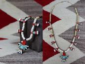 Atq Kewa/Santo Domingo Small Batterybird Necklace c.1930～