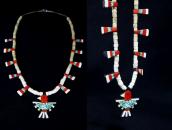 Atq Kewa/Santo Domingo Small Batterybird Necklace c.1930～