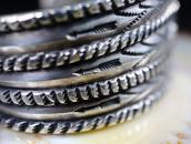 【GARDEN OF THE GODS】Chiseled Ingot Coin Silver Cuff c.1920～　