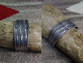 【GARDEN OF THE GODS】Chiseled Ingot Coin Silver Cuff c.1920～　