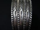 【GARDEN OF THE GODS】Chiseled Ingot Coin Silver Cuff c.1920～　