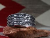 【GARDEN OF THE GODS】Chiseled Ingot Coin Silver Cuff c.1920～　