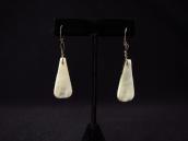 Antique Santo Domingo Teardrop Tub dangle Earrings  c.1935～