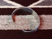 Vintage Navajo Stamped Ingot Silver Cuff Bracelet  c.1945～