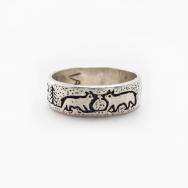 【Vidal Aragon】Kewa "Storyteller" Silver/Gold Ring c.1985～ ➁