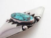 Vintage Hopi Rhombus Shape Silver Pin w/Turquoise  c.1950