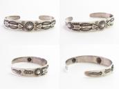 Atq Arrows Applique & Concho Reposed Cuff Bracelet c.1930～