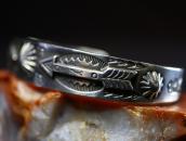 Atq Arrows Applique & Concho Reposed Cuff Bracelet c.1930～