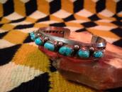 Vintage Navajo Traditional 7TQ Row Bracelet c.1950