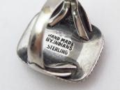 Atq 【GARDEN OF THE GODS】 Silver Ring w/PetrifiedWood  c.1940