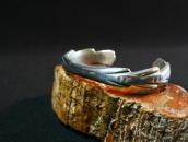 Antique Navajo Stamped Cast Silver Cuff Bracelet  c.1930～