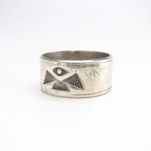 Antique 【BELL TRADING POST】 Thunderbird Silver Ring  c.1935～