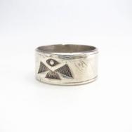 Antique 【BELL TRADING POST】 Thunderbird Silver Ring  c.1935～