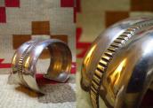 Ambrose Roanhorse Ingot Silver Wide Cuff Bracelet  c.1940～