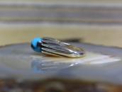 【Lewis Lomay】Vintage Hopi High Set GemTurquoise Ring c.1965～