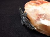 Atq 卍 Stamped Silver Hand Made Thunderbird Shaped Pin c.1930