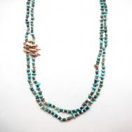 Vintage Zuni Beads 2 strand Necklace w/Fetishe