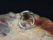 【Lawrence Saufkie】Hopi Walking Bear Overlay Ring c.1975～