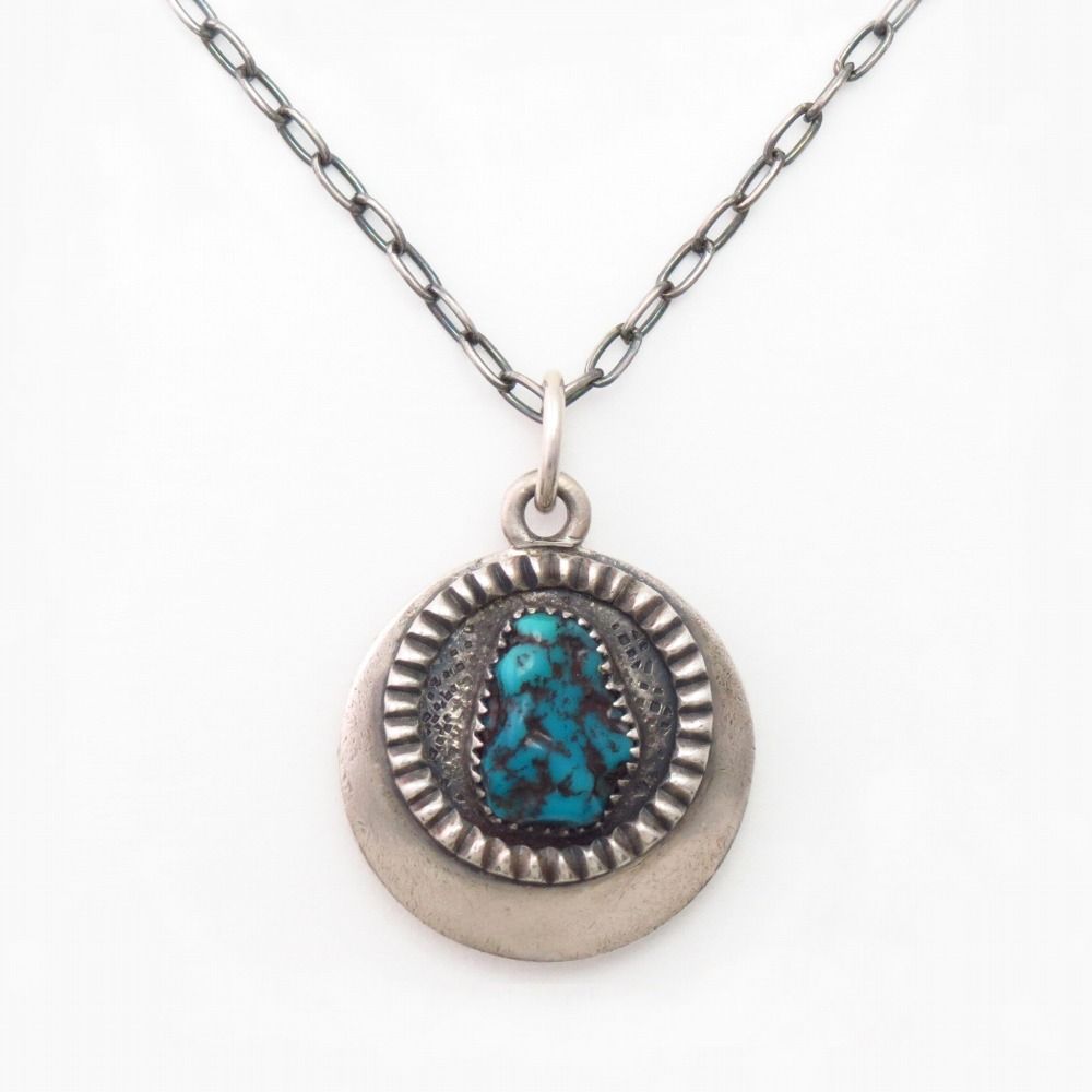 【Frank Patania Sr.】Gem Turquoise Nugget Top Necklace c.1950～