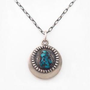 【Frank Patania Sr.】Gem Turquoise Nugget Top Necklace c.1950～