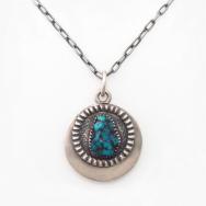 【Frank Patania Sr.】Gem Turquoise Nugget Top Necklace c.1950～