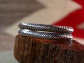 Antique Navajo 2-Strand Casted Triangle Wire Cuff  c.1930～