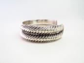 Antique Navajo 2-Strand Casted Triangle Wire Cuff  c.1930～