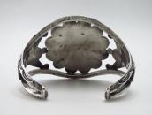 Antique Zuni Sun Face Multi-Stone Inlay Silver Cuff c.1945～