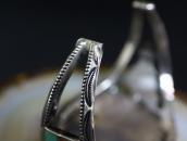 Antique Zuni Sun Face Multi-Stone Inlay Silver Cuff c.1945～