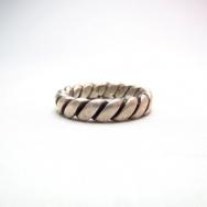 Vintage Navajo Twisted Wire Women's Silver Ring
