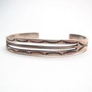 Antique Split Shank Silver Cuff Bracelet  c.1920～