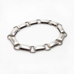 Vintage Navajo Silver "Hopi Chain" Link Bracelet  c.1950～