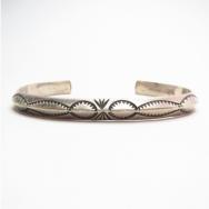 OLDPAWN Stamped Trianglewire Cuff Bracelet c.1970～