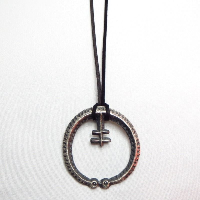 Chris Billie Navajo TufaCast DragonflyCross Naja Necklace L1