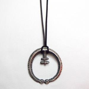 Chris Billie Navajo TufaCast DragonflyCross Naja Necklace L1