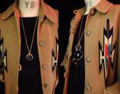 Chris Billie Navajo TufaCast DragonflyCross Naja Necklace S1