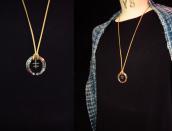 Chris Billie Navajo TufaCast DragonflyCross Naja Necklace S1