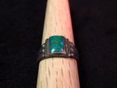 Antique Tourist Silver Ring w/Square TQ  c.1920～